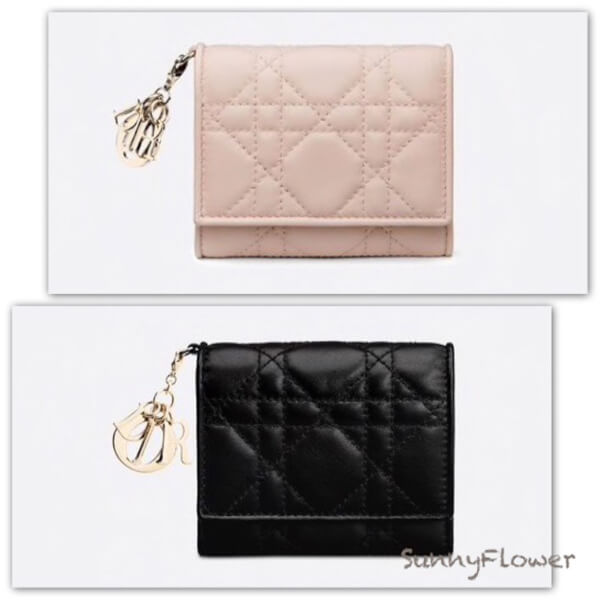 ディオール スーパーコピー LADY コンパクトレザーミニ折りたたみ財布 三つ折り 20022306 ディオール スーパーコピー LADY コンパクトレザーミニ折りたたみ財布 三つ折り 20022306