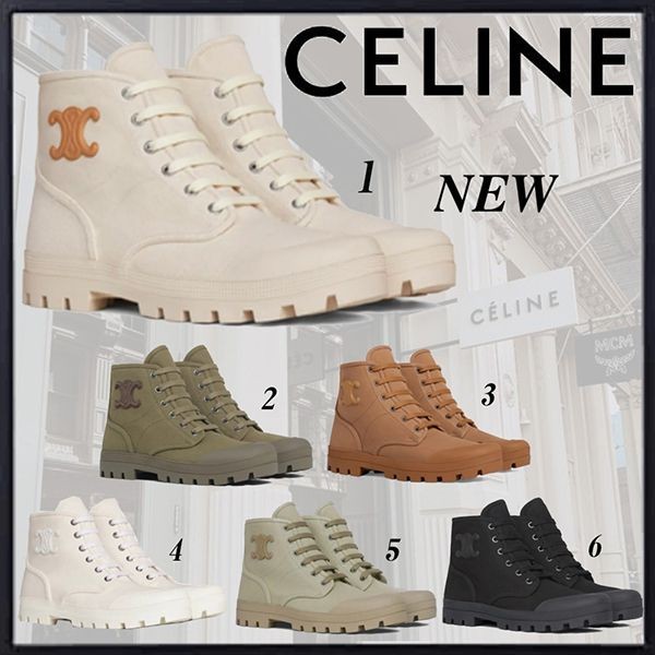 選べるお色関税込すぐ届く◆セリーヌ◆パタパンレースアップブーツ コピー ロゴ 6色 343142198C.04LU 選べるお色関税込すぐ届く◆セリーヌ◆パタパンレースアップブーツ コピー ロゴ 6色 343142198C.04LU